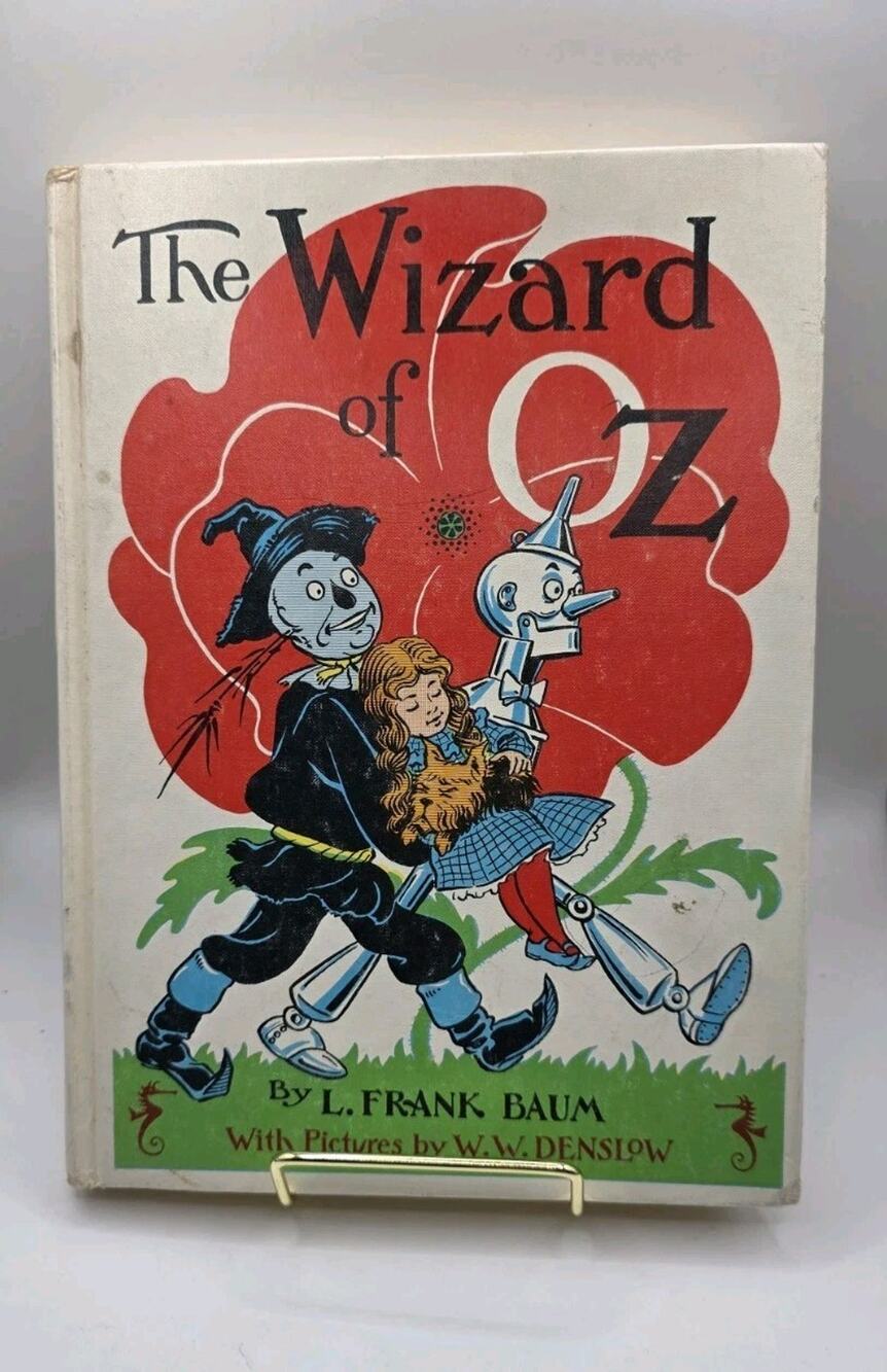 VTG 1956 THE WIZARD OF OZ, L. Frank Baum & W.W. Denslow, Reilly & Lee, Pb